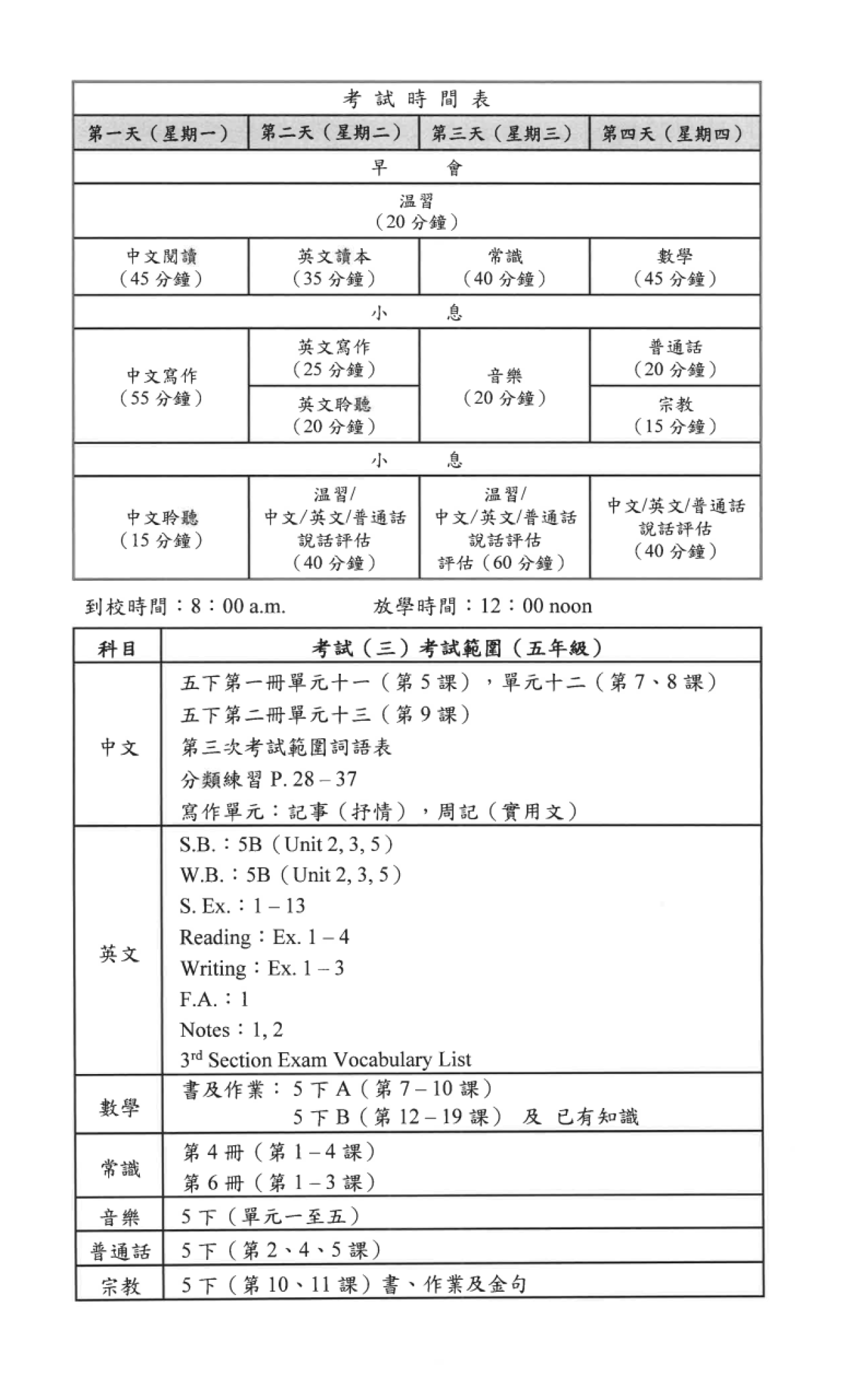 五年級